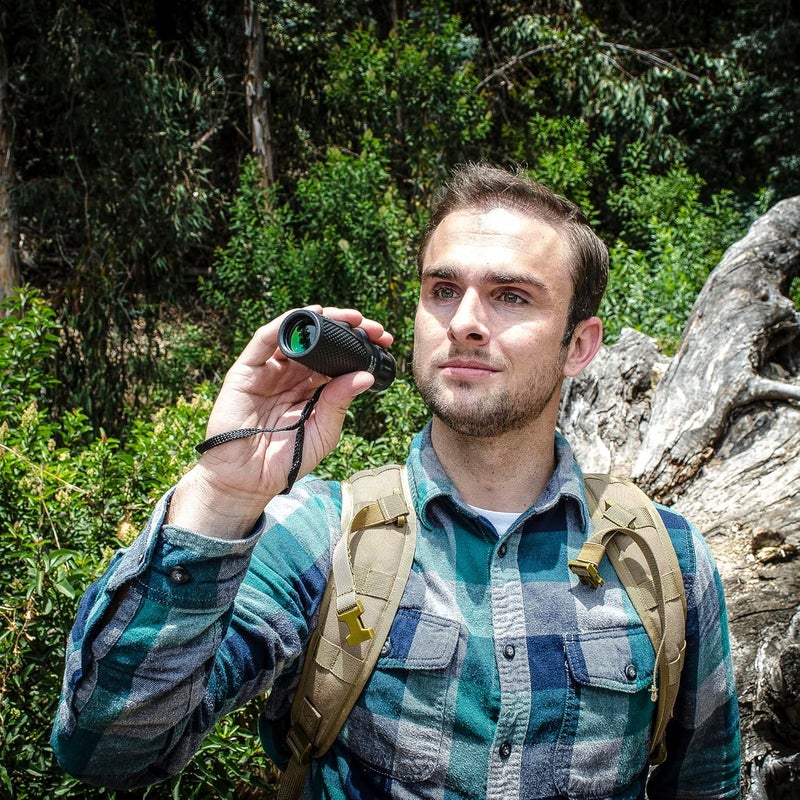 BARSKA Blackhawk Waterproof Monocular – Compact, Fogproof, Multi-Coated Optics, Slip-Resistant Grip for Birding, Hiking, Sports, Concerts & Outdoor Use - Image 4