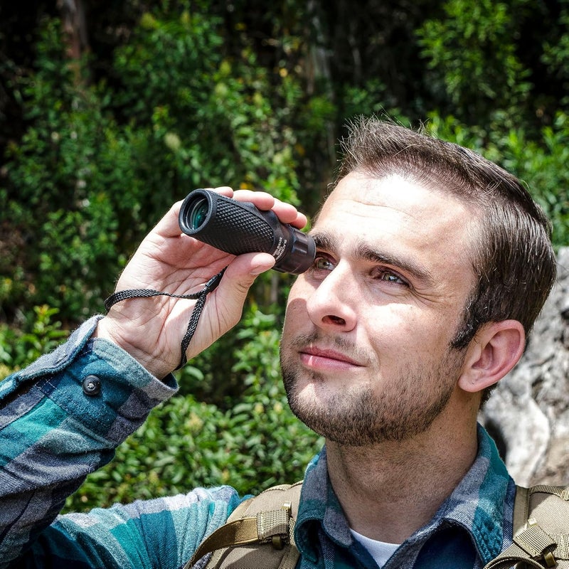 BARSKA Blackhawk Waterproof Monocular – Compact, Fogproof, Multi-Coated Optics, Slip-Resistant Grip for Birding, Hiking, Sports, Concerts & Outdoor Use - Image 5