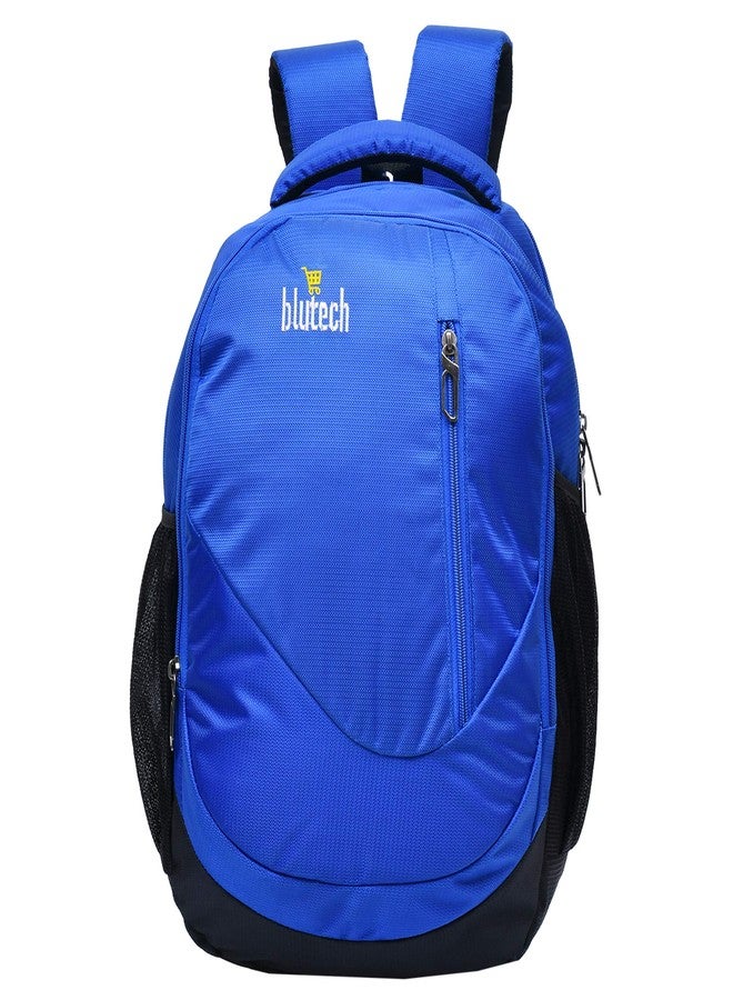 BLUTECH Pollster Blue Waterproof,Laptop College School Bag for Unisex_B2 Blue H.Black - Image 1