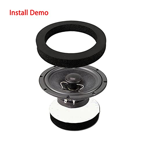 YOUYIEN 6.5 Foam Speaker Enhancer Kit (4pcs),Fits for 6" 6.5" Car Door Speaker, Universal High Rebound Sponge Bass Blocker Kit with High Rebound for Stereo Audio - Image 3