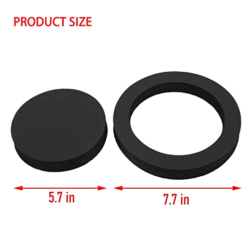 YOUYIEN 6.5 Foam Speaker Enhancer Kit (4pcs),Fits for 6" 6.5" Car Door Speaker, Universal High Rebound Sponge Bass Blocker Kit with High Rebound for Stereo Audio - Image 2