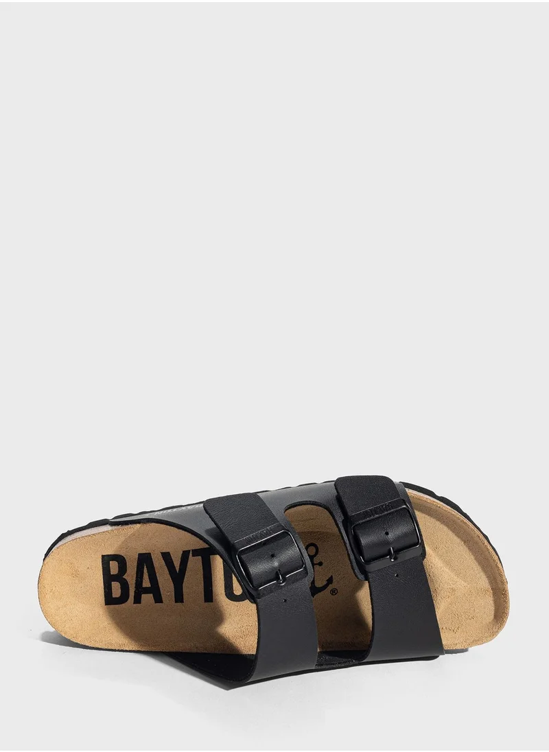 بيتون Atlas Double Strap Flat Sandals
