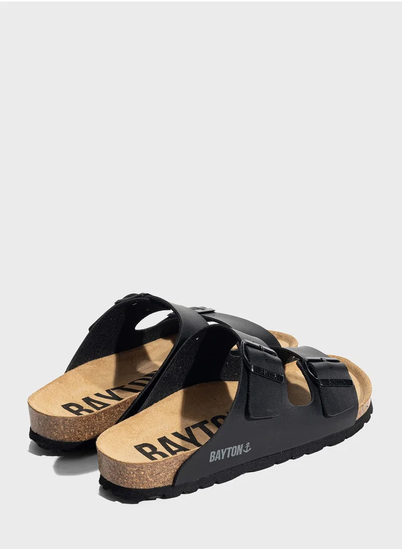 بيتون Atlas Double Strap Flat Sandals