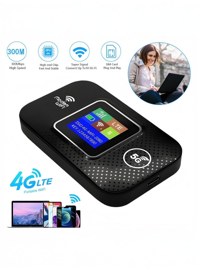 كلوزيلي راوتر واي فاي محمول، واي فاي جيبي، راوتر لاسلكي CPE، 4G LTE، يدعم شريحة SIM لشبكات 5G، بطارية 3000 مللي أمبير بعمر طويل، إشارة مستقرة، تغطية واسعة، تشفير أمان WPA/WPA2، يدعم حتى 10 أجهزة متصلة - Image 5