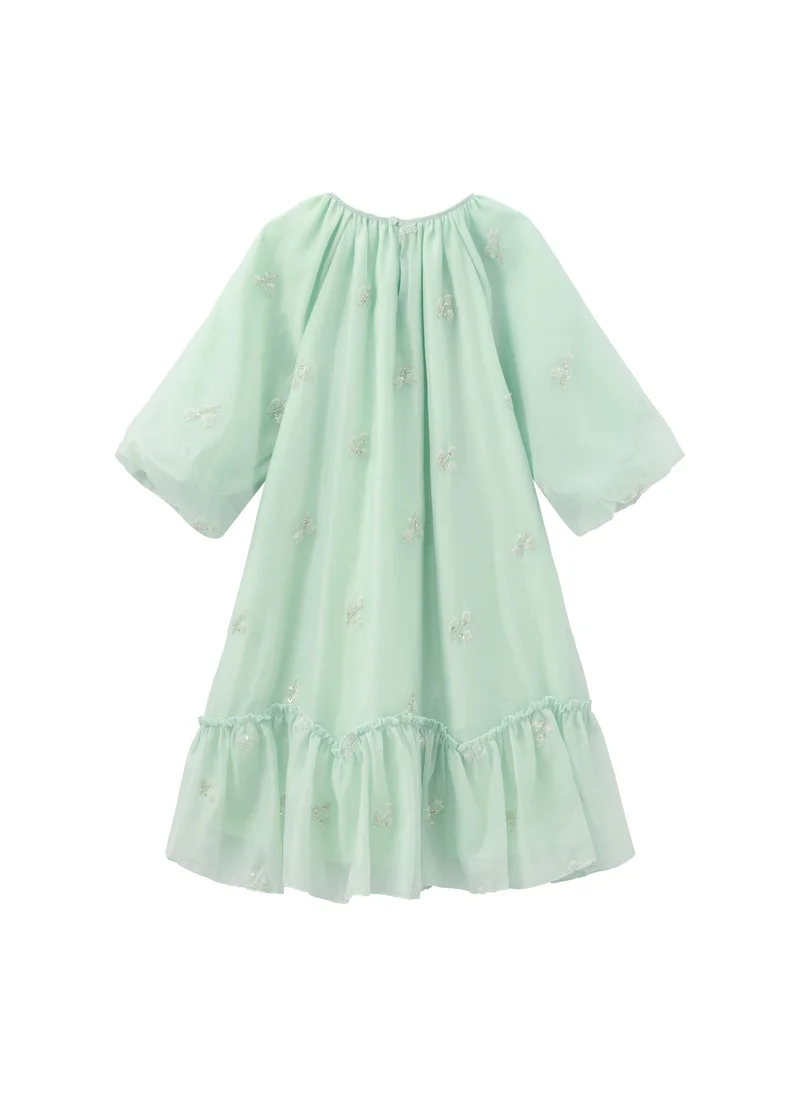 Balabala mint green Kids Girls Woven one-piece dress for Women | Best Price UAE
