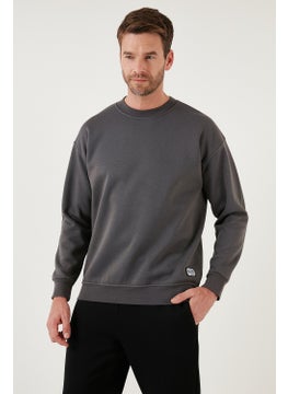 Buratti Regular Fit Crew Neck Cotton Fuzzy Soft Lined Sweat Men's Sweat 5905255  - Image 1