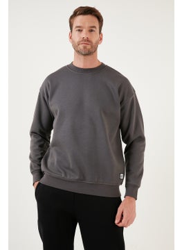 Buratti Regular Fit Crew Neck Cotton Fuzzy Soft Lined Sweat Men's Sweat 5905255  - Image 2