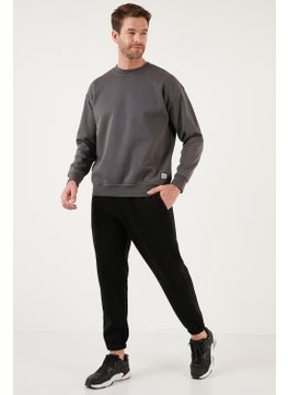 Buratti Regular Fit Crew Neck Cotton Fuzzy Soft Lined Sweat Men's Sweat 5905255  - Image 4