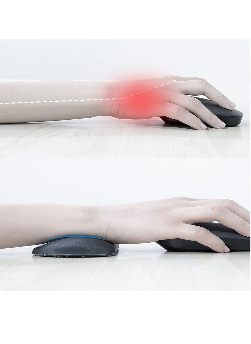 Rubik - Memory Foam Keyboard Wrist Rest Pad and Mouse Pad with Wrist Rest, Ergonomic Hand Palm Rest Support, Memory Foam Pads Gaming, Computer, PC, Laptop, Mac Typing and Wrist Pain Relief - Image 1
