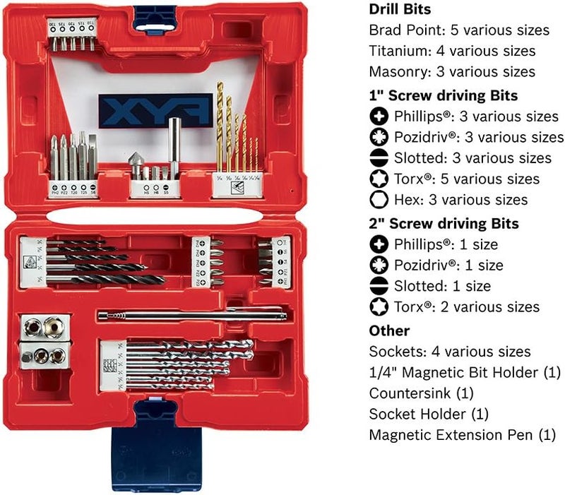 FYX Ultimate Household Drill and Drive Mixed Set (48 pcs) - Image 1