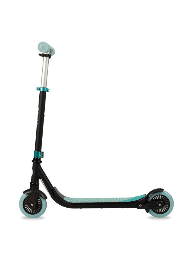 Qkids - Skate Scooters for Kids with 3 Points Adjustable Height, 360 Degrees Rotation, Antislip Rubber Handles, for Age from 3+ Years Green - Image 1