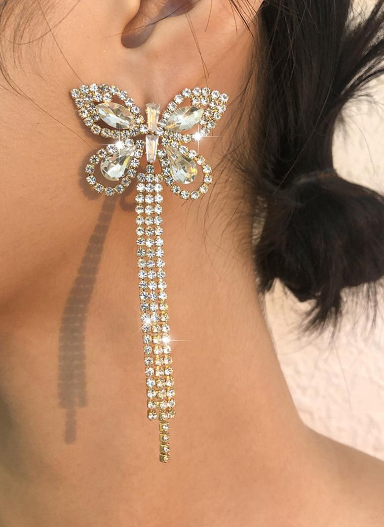 لطيف اللون الصامد تباين اللون قوس مجوهرات ذهبي - Image 4