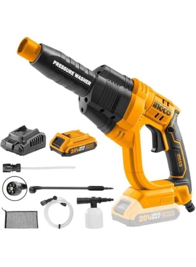 Ingco 20082 Battery-Powered Car Washer