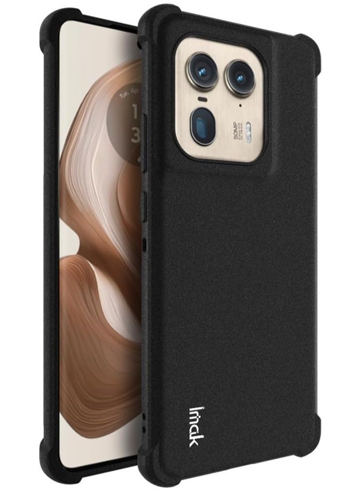 general Motorola Edge 50 Ultra 5G, Four Corners Airbag Protection Matte Silicone Flexible TPU Cover Screen and Camera Protection Shockproof Protective Cover - Image 1