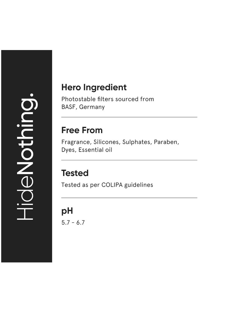 Minimalist Sunscreen SPF 50 PA++++ | Clinically Tested in US (In-Vivo) | Lightweight Cream with Multi-Vitamins | No White Cast | Broad Spectrum Niacinamide Sunscreen For Oily Skin, Dry Skin | For Women & Men | 50g (Pack of 1) - Image 4