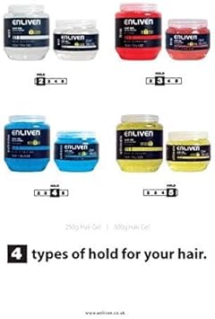 ENLIVEN جل الشعر الأصفر النهائي من إنلايفن 250 مل عبوة واحدة - Image 2