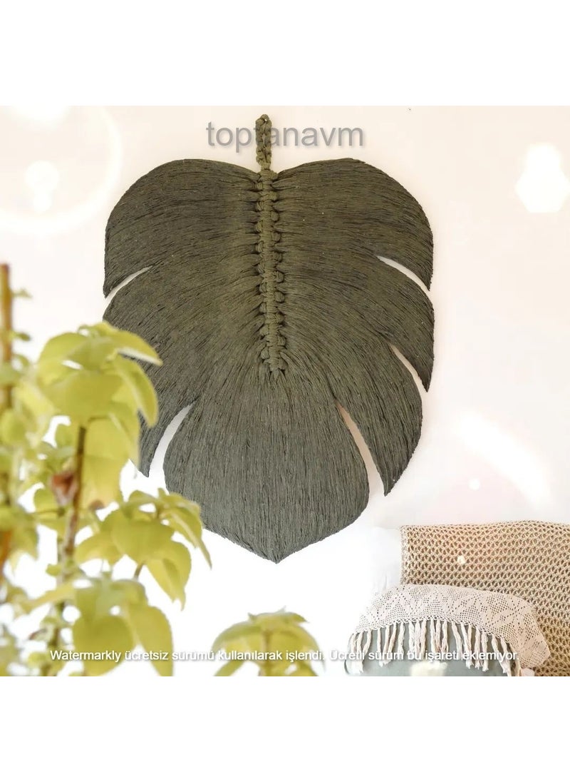 Ninastore Macrame Wall Ornament Leaf Wall Decoration  - Image 1