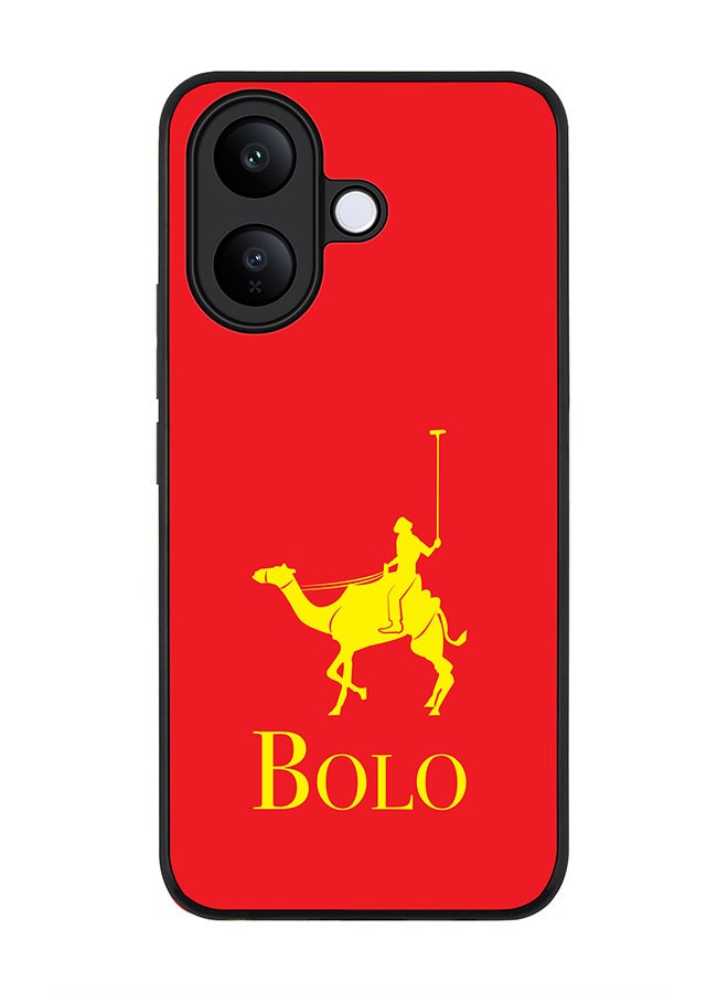 For vivo V60 Lite 5G / V60 Lite 4G Case,Slim fit Camera Protection, Shockproof Thin Phone cover  - BOLO Red