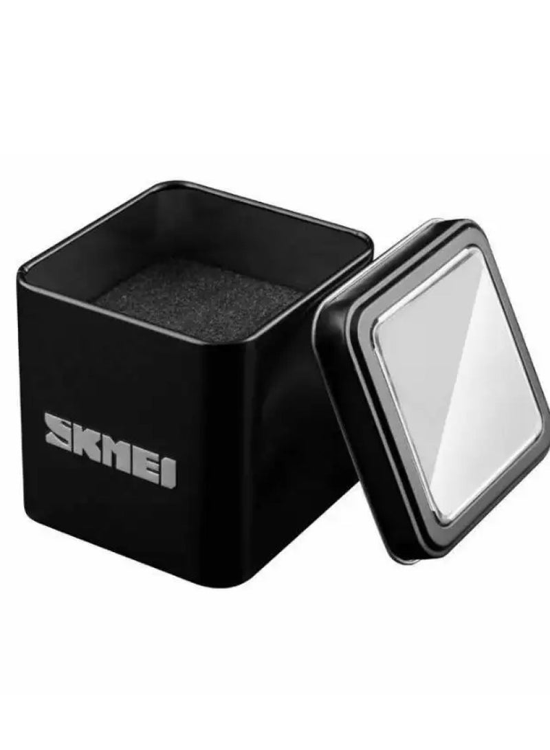 Skmei 9222 Automatic Mechanical Men's Watch, Stainless Steel Band - Image 4