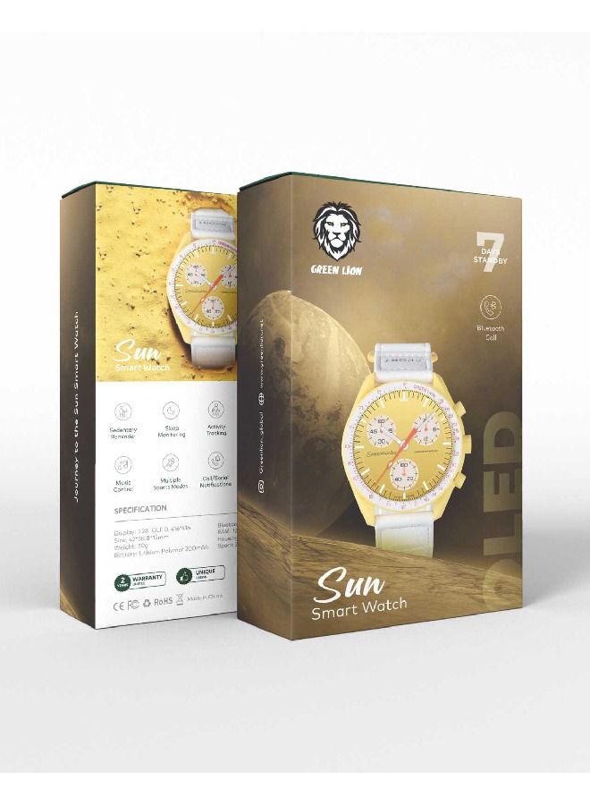 GREEN LION Journey to Sun Smart Watch Yellow