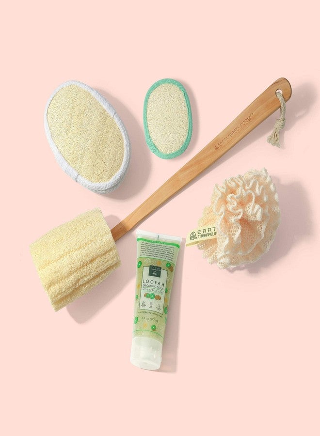 Earth Therapeutics Loofah Waffle Puff Sponge - Image 4