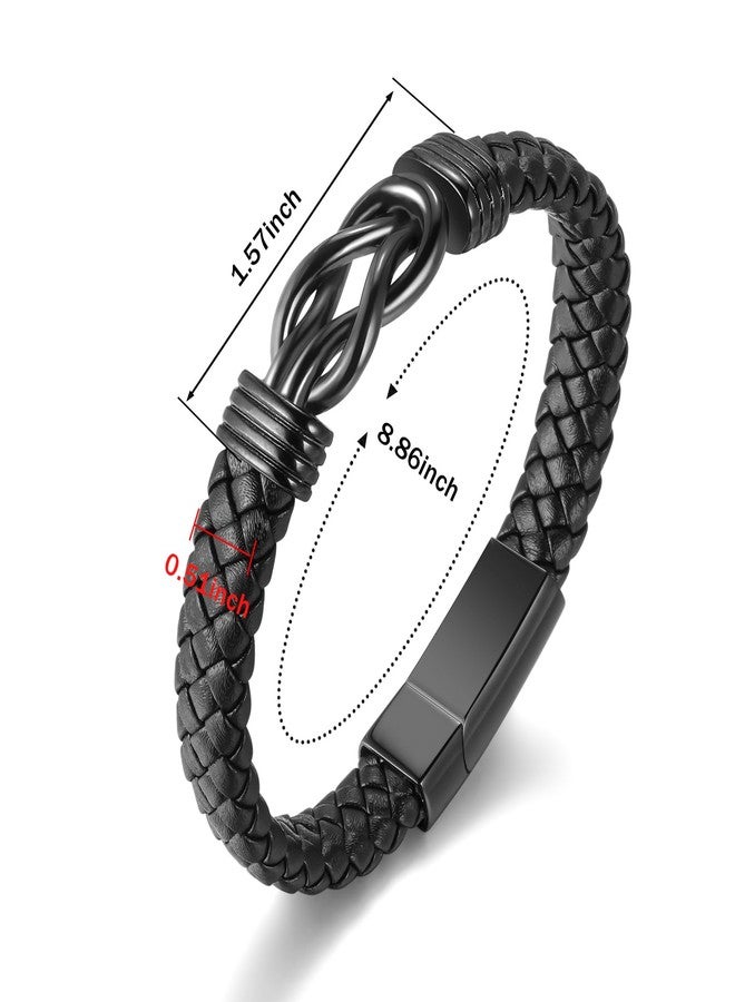 XIUDA Urn Bracelet for Ashes Cremation Jewelry for Human Ashes Stainless Steel Cremation Bracelet Memorial Ashes Keepsake for Women Men - Image 2
