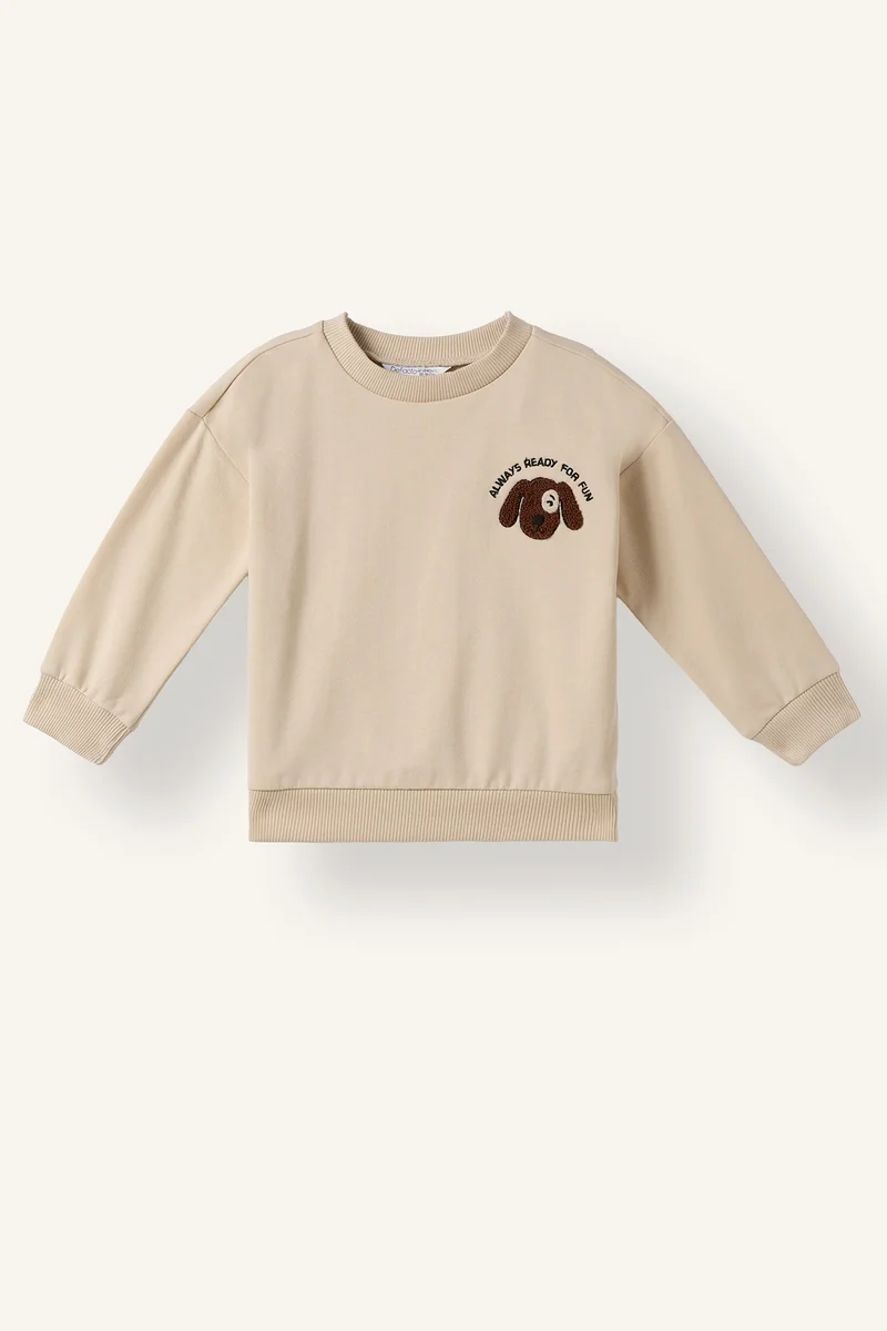 Defacto Oversize Fit Animal Print Sweatshirt