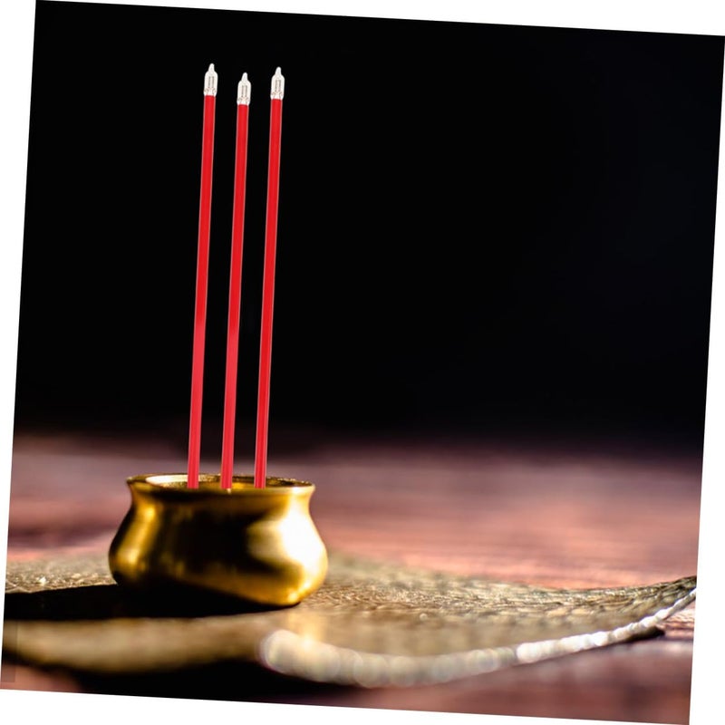 9pcs Electric Incense Burner Parts Set with LED Censer, Plug-in Electric Burner Accessories for Flameless Incense Sticks, 22cm Home Fragrance Holder for Yoga Spa Aromatherapy - Image 4