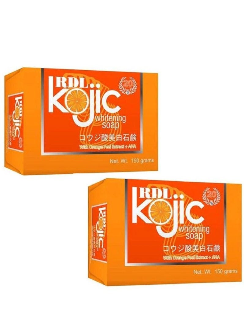 Kojic Whitening Soap RDL150g 2pcs