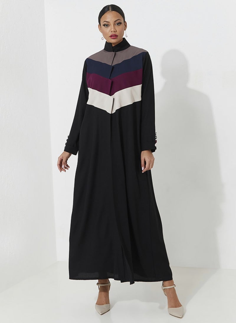 روزيت عباية ألوان طوق العباءة المزخرفة - Image 1