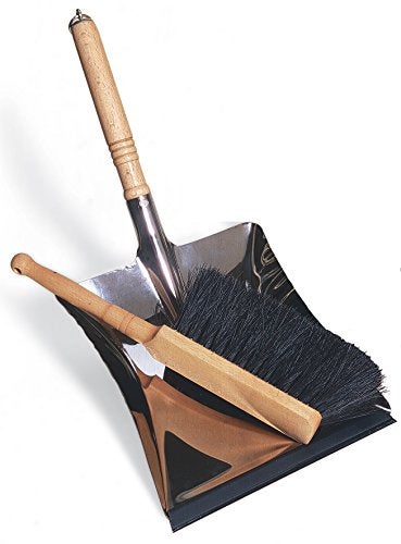 Redecker Horsehair Hand Brush Delta with Oiled Beechwood Handle, 11-3/8-Inches - Image 2
