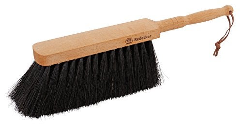 Redecker Horsehair Hand Brush Delta with Oiled Beechwood Handle, 11-3/8-Inches - Image 4