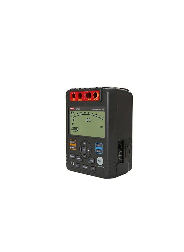 UNI-T UT511 Insulation Resistance Tester Meter, Digital Megohmmeter for High-Voltage Insulation Resistance Testing