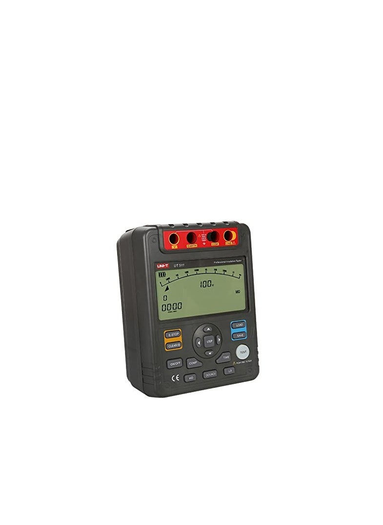 UNI-T UT511 Insulation Resistance Tester Meter, Digital Megohmmeter for High-Voltage Insulation Resistance Testing