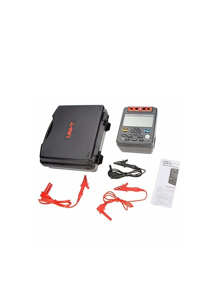 UNI-T UT511 Insulation Resistance Tester Meter, Digital Megohmmeter for High-Voltage Insulation Resistance Testing