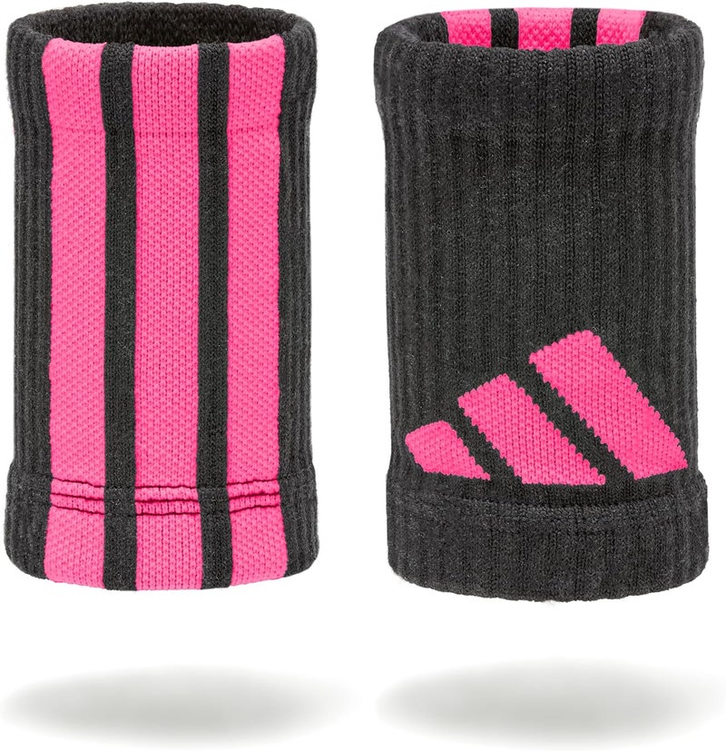 Adidas حماة المعصم من أديداس - أسود/وردي - Image 2
