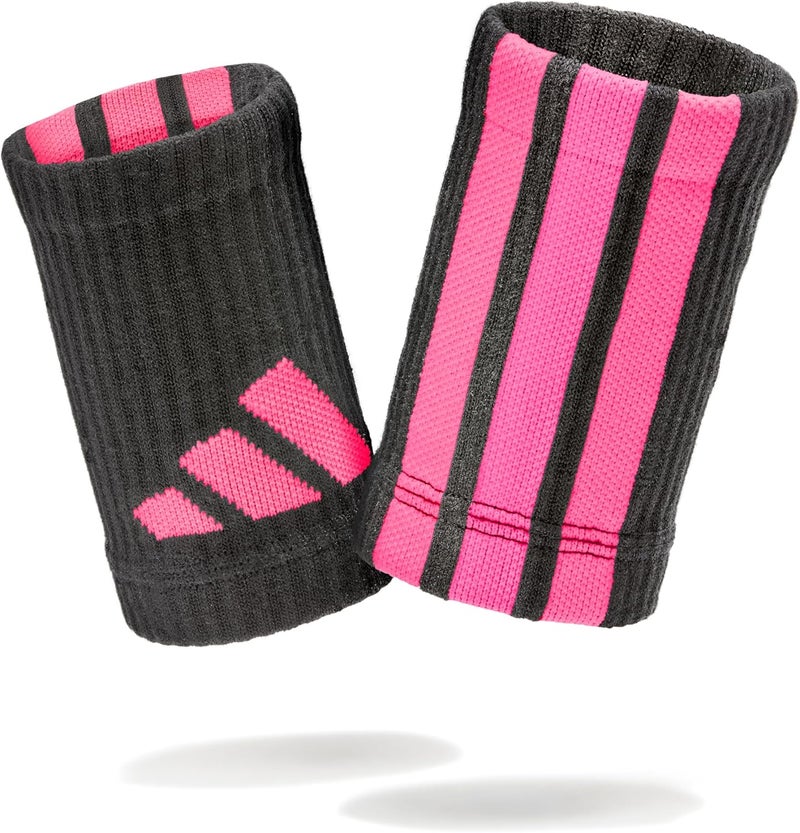 Adidas حماة المعصم من أديداس - أسود/وردي - Image 1