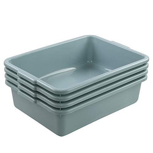 Ucake 13 L Utility Bus Box, Commercial Bus Tubs, Green, 4 Packs - Image 1
