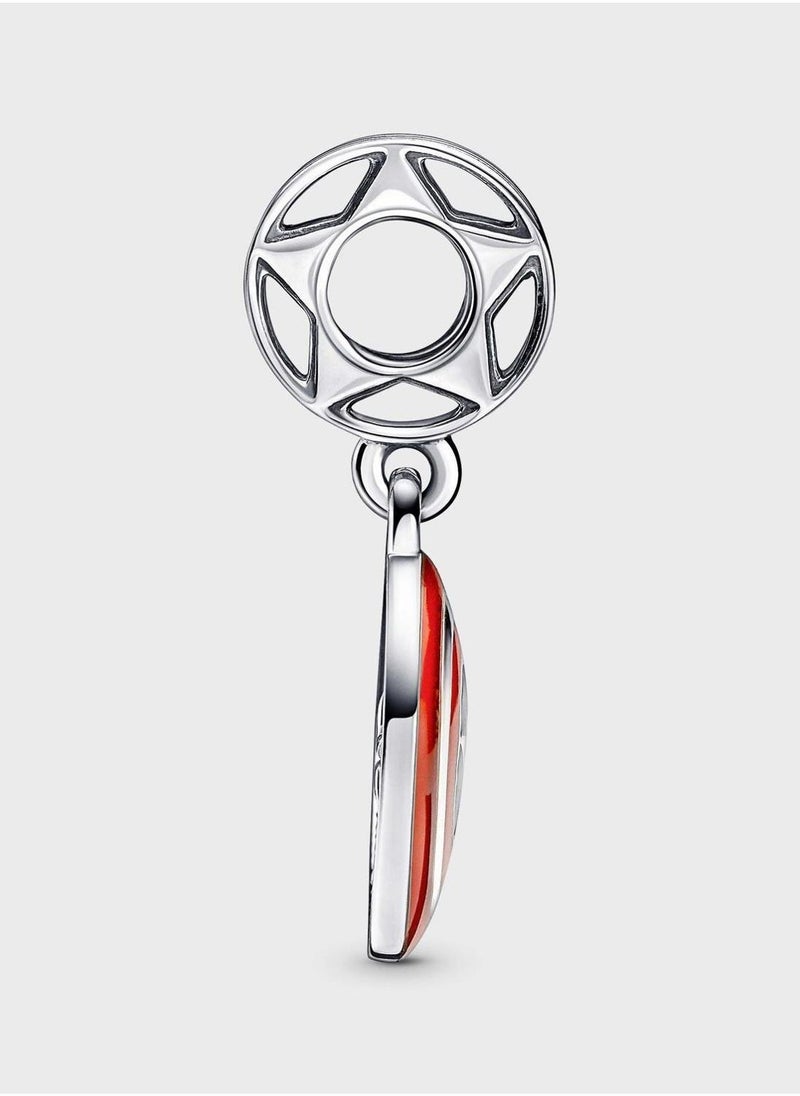 PANDORA Marvel The Avengers Captain America Shield Charm  - Image 3