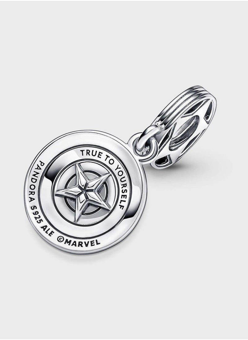 PANDORA Marvel The Avengers Captain America Shield Charm  - Image 4