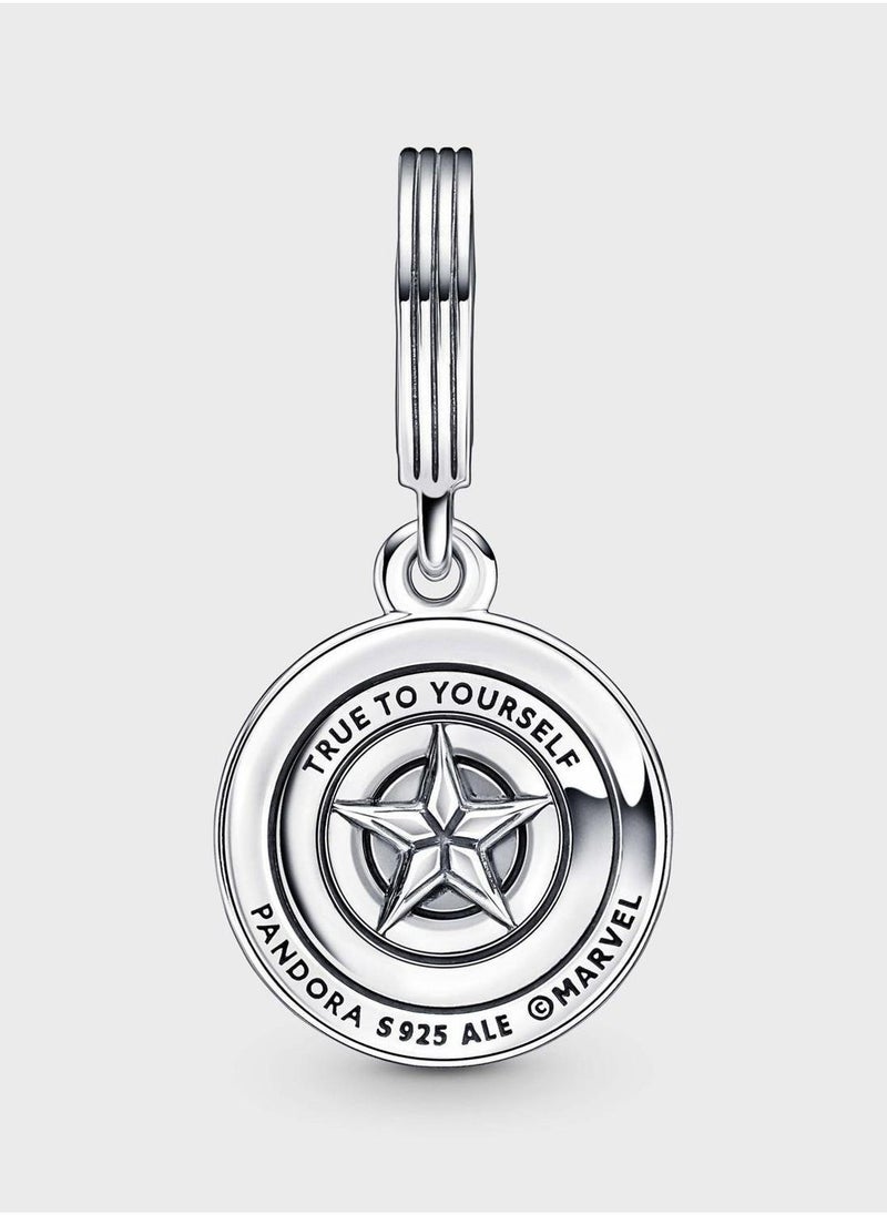 PANDORA Marvel The Avengers Captain America Shield Charm  - Image 2