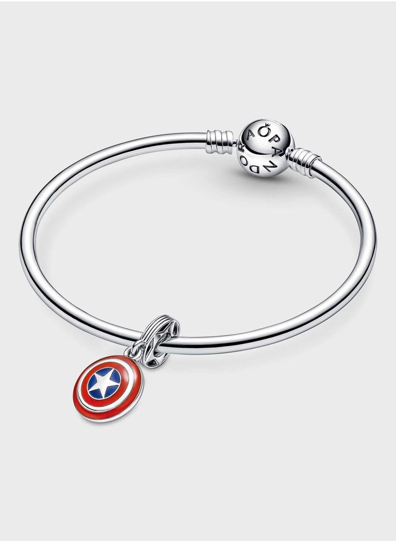 باندورا حلية بتصميم درع كابتن أمريكا من فيلم "The Avengers" من مارفل  - Image 5