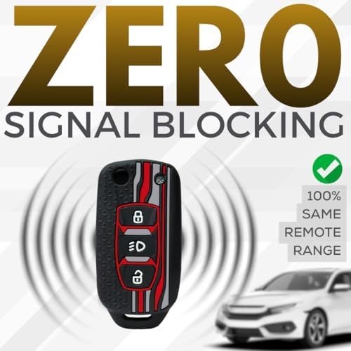 Keycept™ Tristar Key Cover for Tata Tiago | Nexon | Altroz | Punch | Tigor | Zest | Bolt | Curvv | Hexa | EV and Facelift for 3 Button flip Key with Keychain. (Type 1, Black) - Image 3