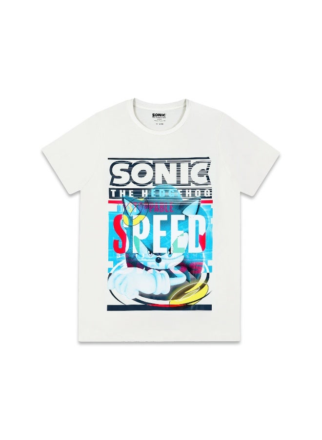 SONIC SEGA  Boy's Sonic Short Sleeve 100% Cotton T-Shirt - Image 2