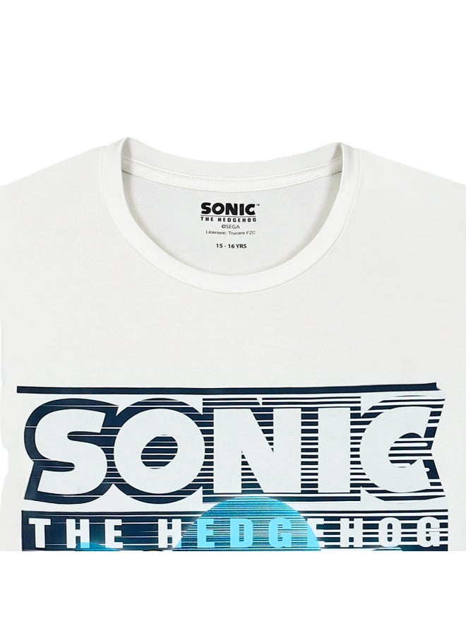 SONIC SEGA  Boy's Sonic Short Sleeve 100% Cotton T-Shirt - Image 4