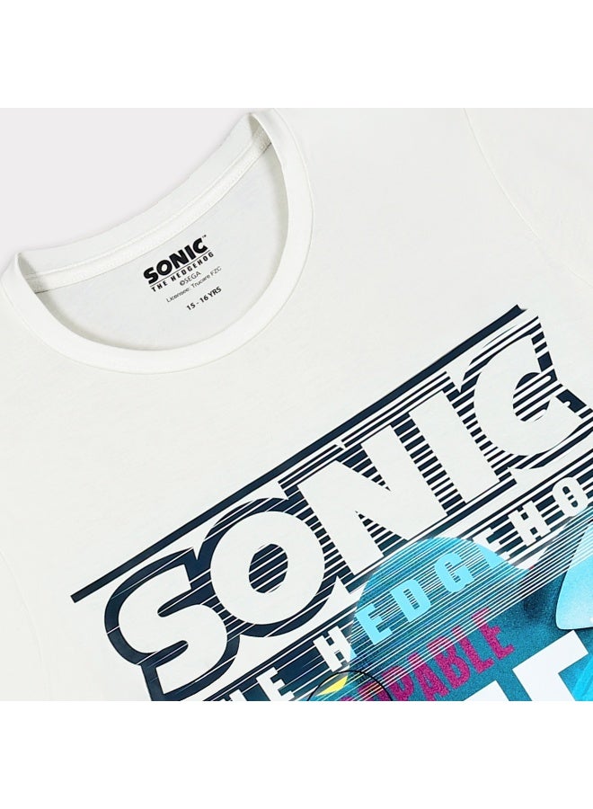 SONIC SEGA  Boy's Sonic Short Sleeve 100% Cotton T-Shirt - Image 5