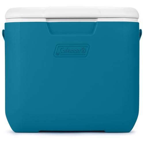 Coleman Chiller 30qt Insulated Portable Cooler with Ice Retention Large Carry Handle Made in USA Great for Camping Tailgating Parties Sports Concerts More - Image 1