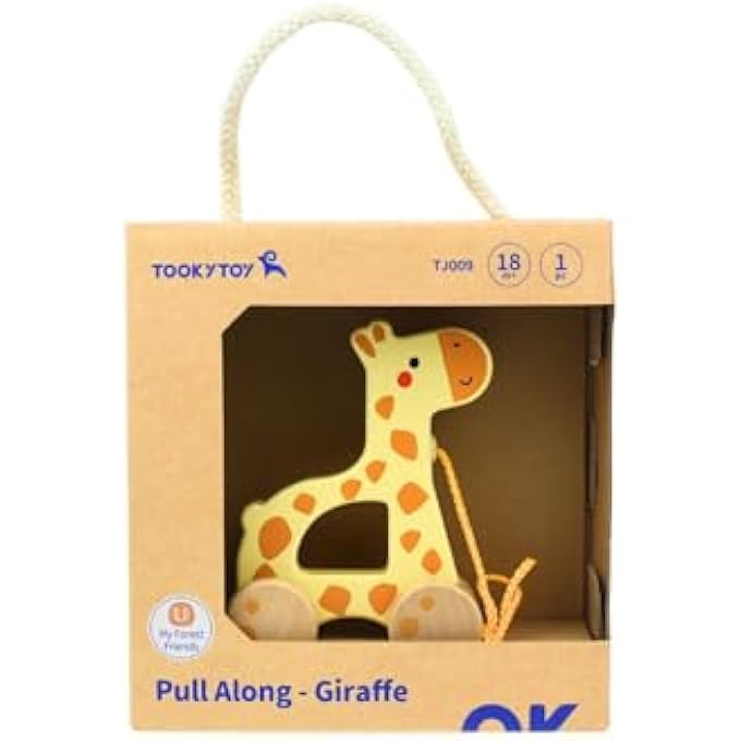 TOOKYTOYS PULL ALONG - GIRAFFE - Image 5