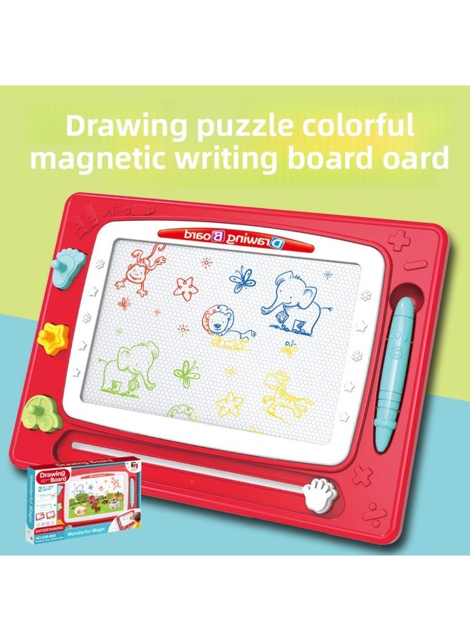 Children's Learning Writing Board Magnetic Drawing Board Color Cartoon Marine Animal Parent-child Painting Toys-Color:628-90 【color Box Packaging】】 - Image 2