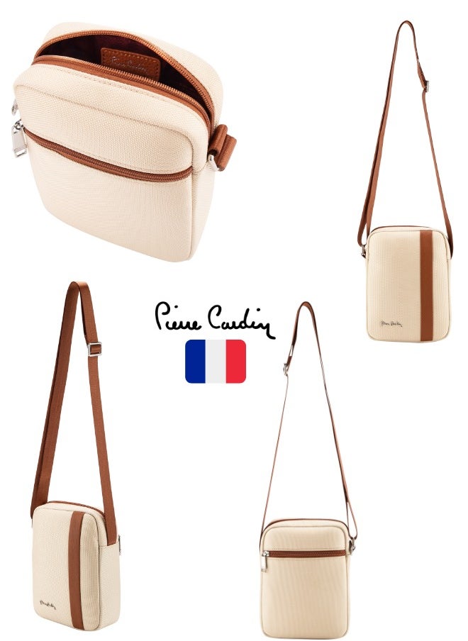 pierre cardin - Small Black Tactical Sling Crossbody Backpack Shoulder Bag for Men Women - Image 1